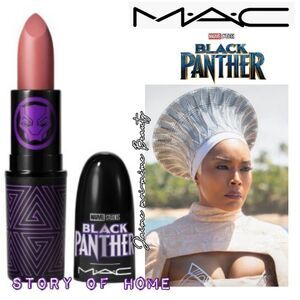 MAC x Marvel Black Panther Lipstick in Story of Home (Soft Nude)